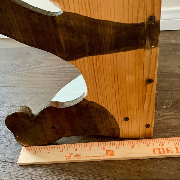 Vintage Wooden Panda Shelf 17 Inch - Picture 5 of 12